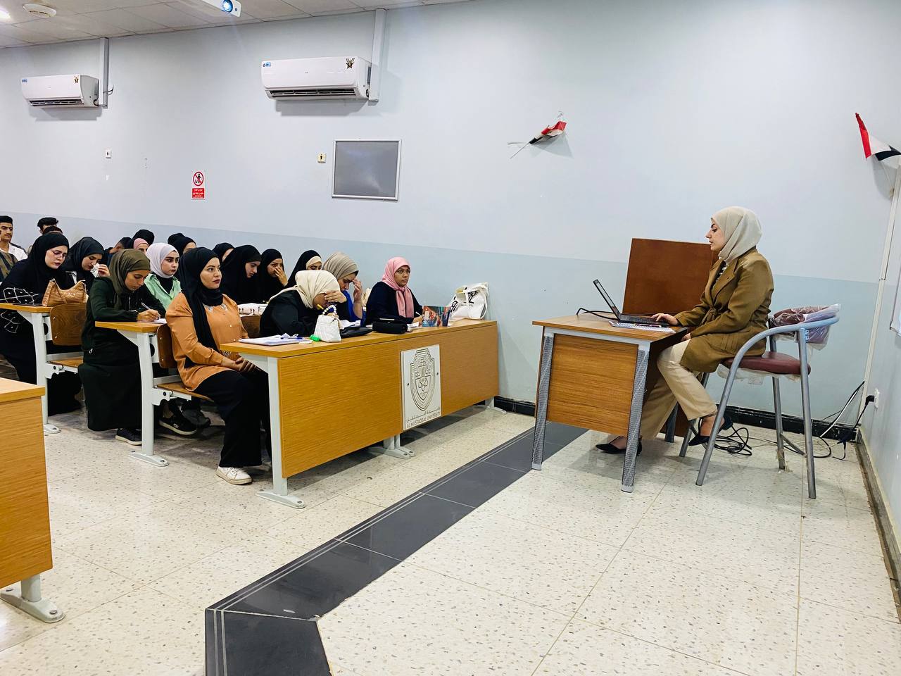 ورشة علمية للتدريسية م.م سرى محمد جاسم  بعنوان التاثير المناعي نتيجة الاصابة بكورونا فايرس