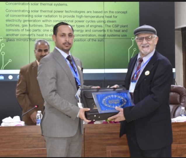 مشاركة الدكتور المهندس طارق الخطيب برئاسة جلستين علميتين وتقديم عدد من البحوث في مجال الطاقة المتجددة ومجالات اخرى.