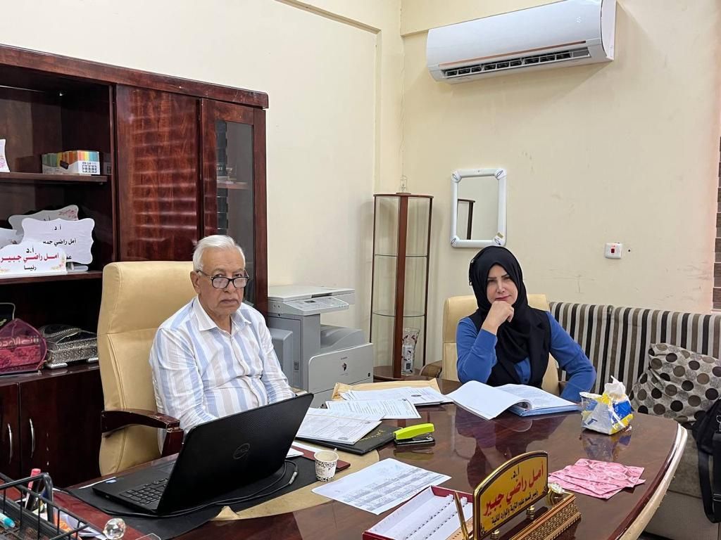  تدريسي من قسم تقنيات المختبرات الطبية في كلية التقنيات الصحية والطبية بجامعة المستقبل يشارك في رئاسة لجنة اقرار اطروحة الدكتوراه في رحاب جامعة القاسم الخضراء