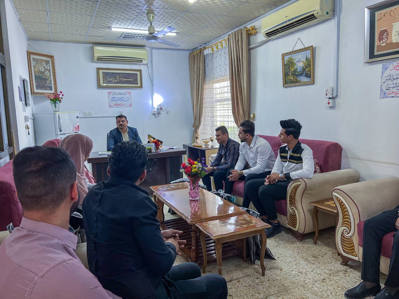  قسم تقنيات المختبرات الطبية في كلية التقنيات الصحية والطبية يزور دار المسنين في محافظة بابل