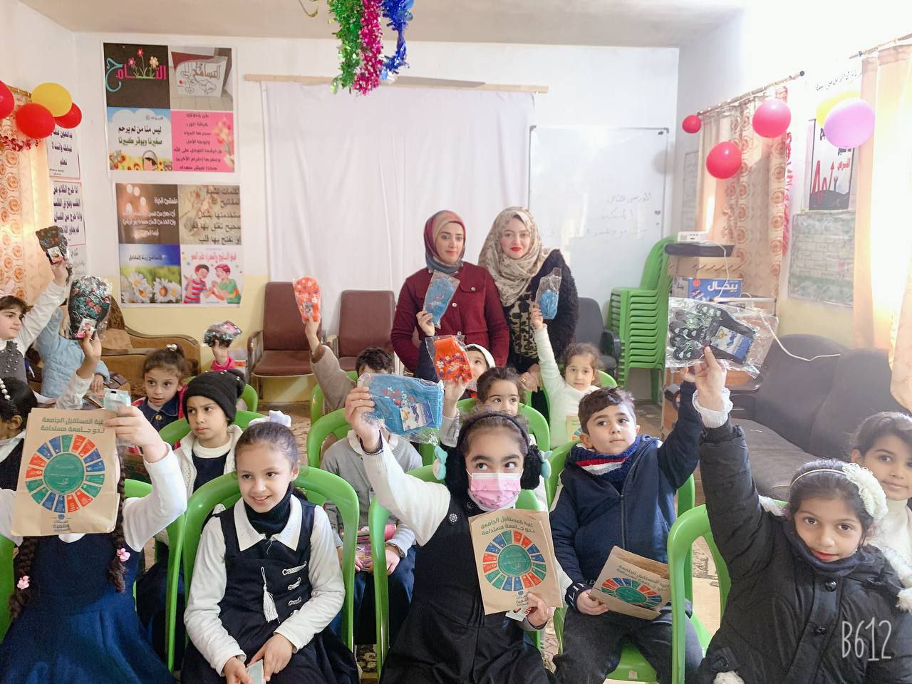 إقامة حملة توعوية عن الوقاية من  نزلات البرد لتلاميذ 