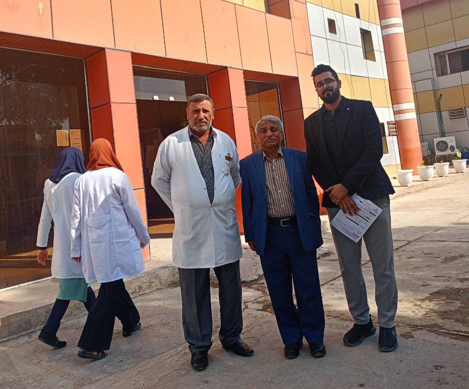 زيارة مجموعة من تدريسي كلية طب الأسنان الى مستشفى المحاويل العام 