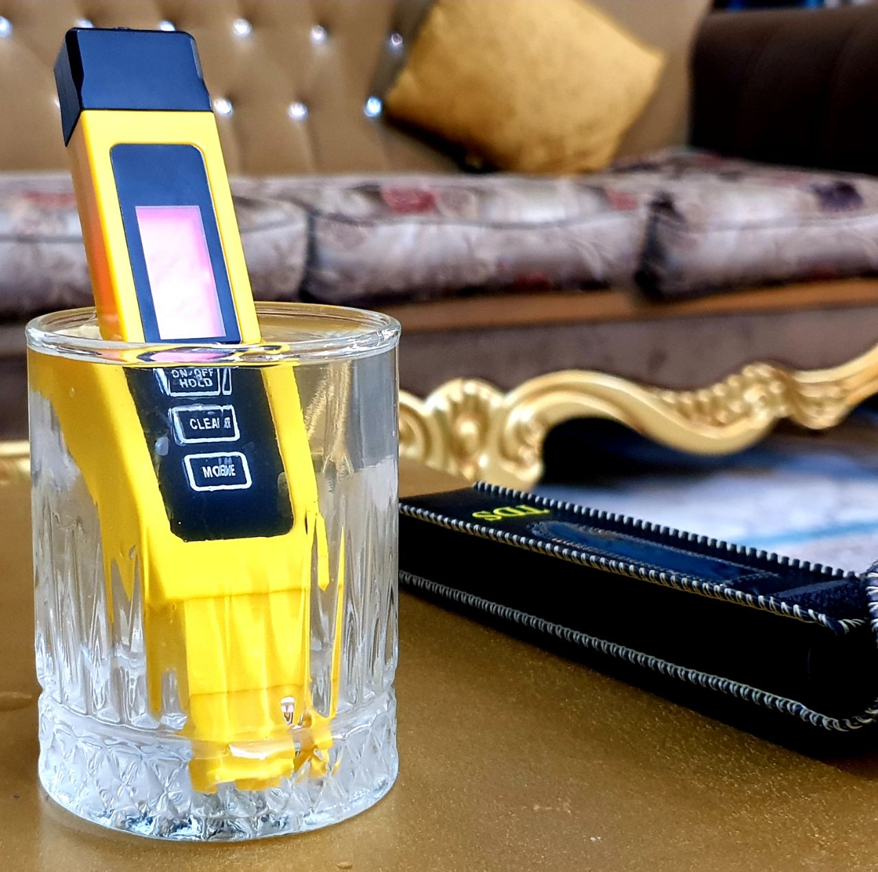 فحص نسبة الشوائب في المياه 