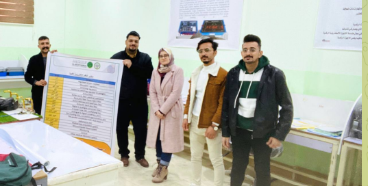 بوستر المنهج العلمي لمختبر النظم الالكترونية الطبية