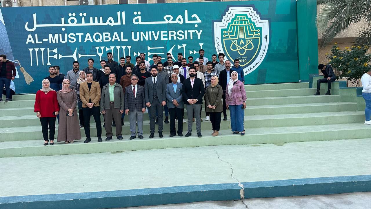 استقبال طلبة المرحلة الاولى لقسم هندسة تقنيات البناء والانشاءات 