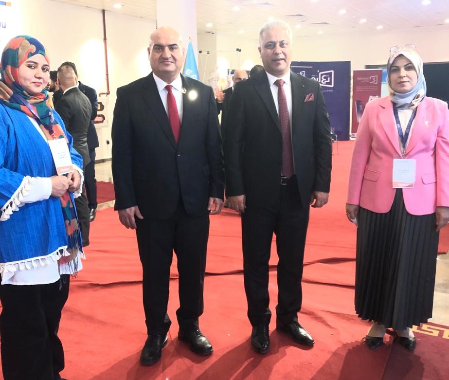 مشاركة د.عهد حميد في مؤتمر المجلس الاستشاري الصناعي في الجامعة العراقية 