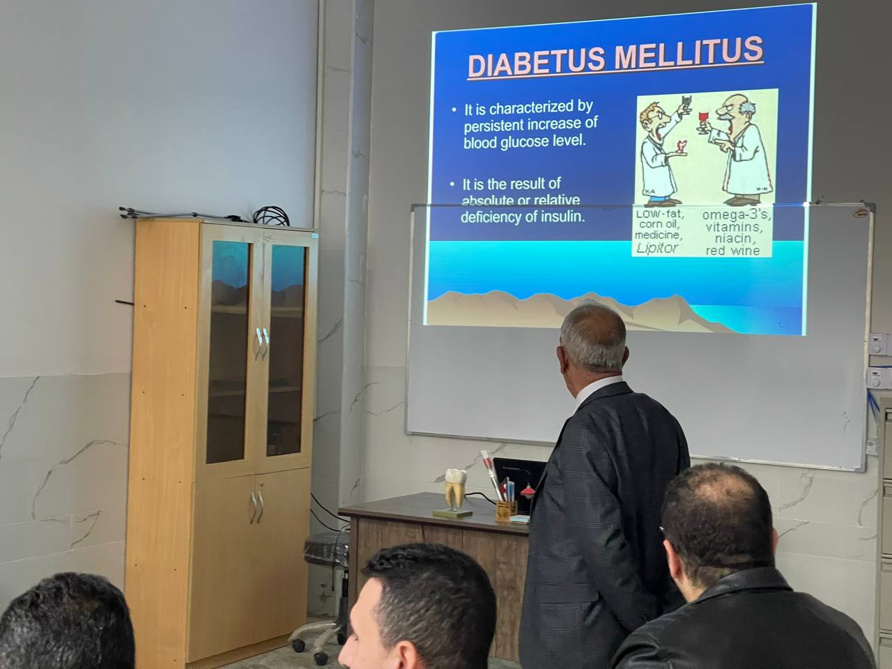  قسم طب الأسنان يقيم سمنار علمي حول مرض السكري 