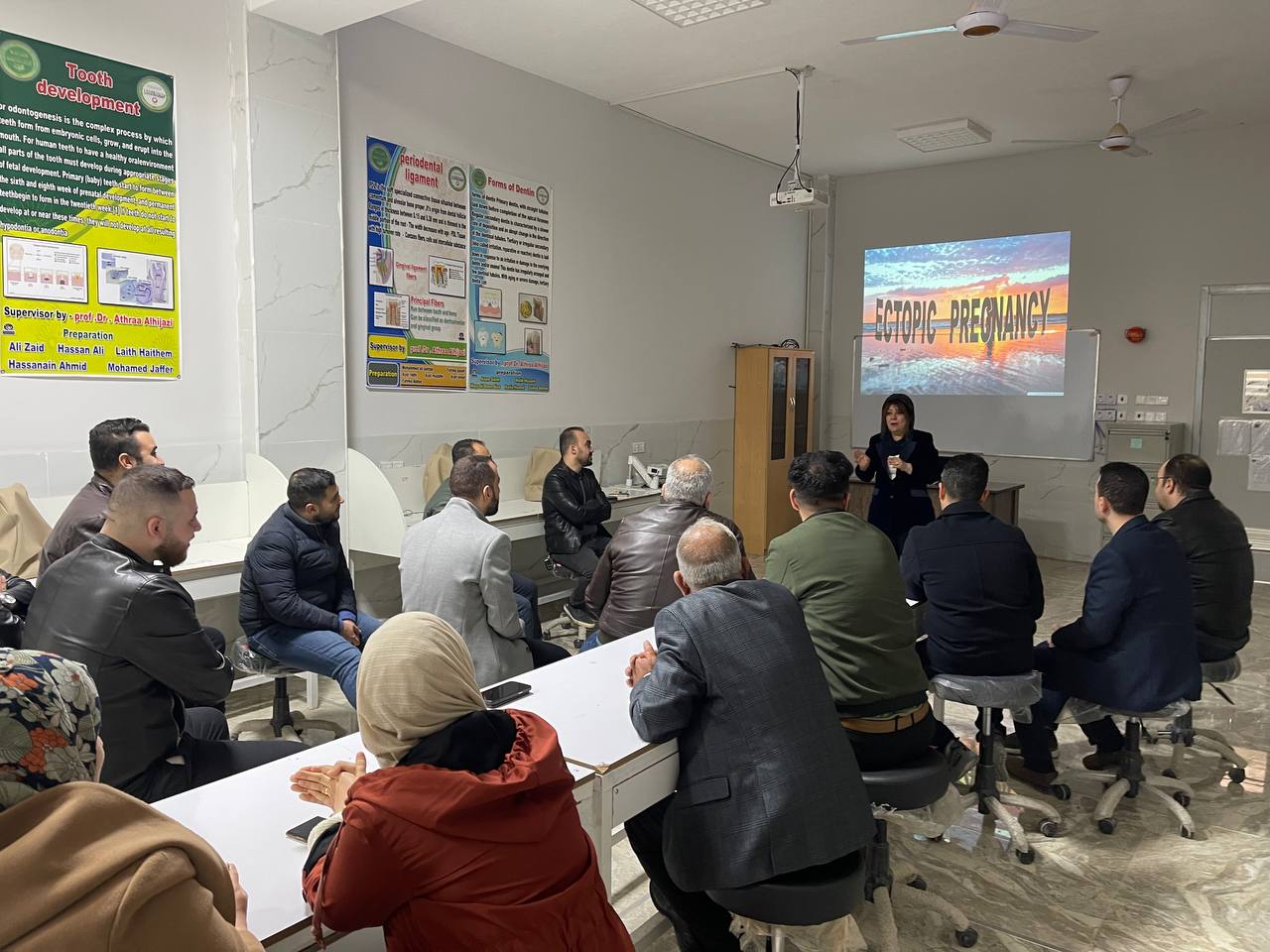 قسم طب الاسنان يقيم ورشة علمية جديدة بعنوان ectopic pregnancy