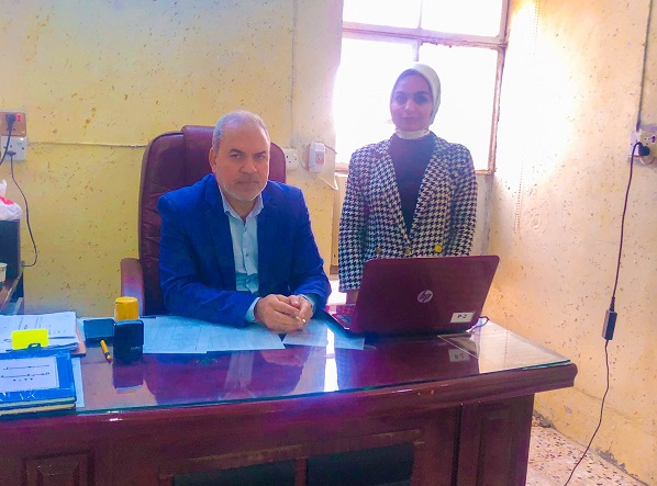 زيارة وفد من تدريسيي قسم القانون الى مديرية زراعة المحاويل لغرض التعاون العلمي 