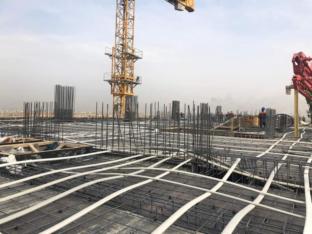 الاسقف الخرسانية مسبقة الإجهاد بتقنية الشد اللاحق