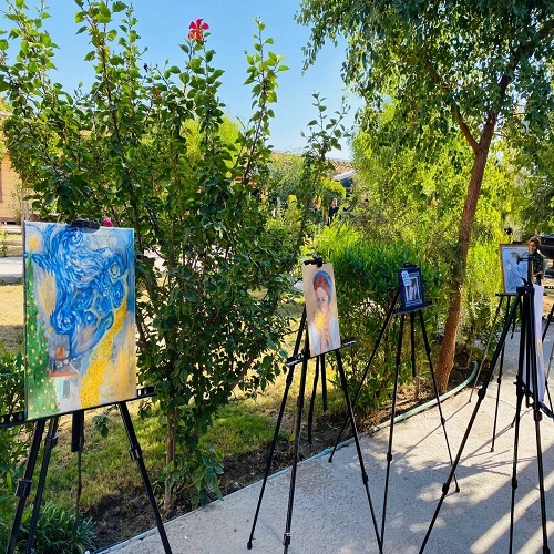 The Department of Anesthesia Technologies at the College of Health and Medical Technologies holds a drawing exhibition