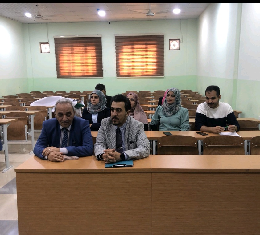 يقيم قسم القانون بالتعاون مع وحده تمكين المرأة ندوه قانونية بعنوان ( الحماية القانونية للمرأة في اطار المجتمع الاسري) 