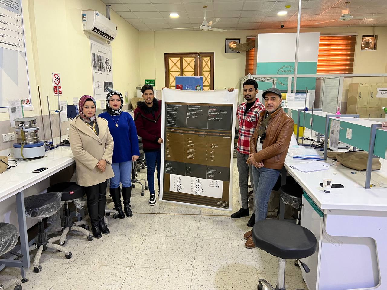 نشاط لطلبة المرحلة الثالثة بقسم الصيدلة 