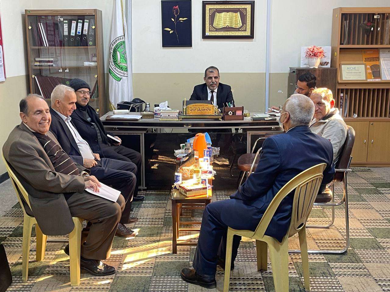 اجتماع لجنة الخبراء في حقل العمل لقسم الهندسة الكيمياوية والصناعات النفطية