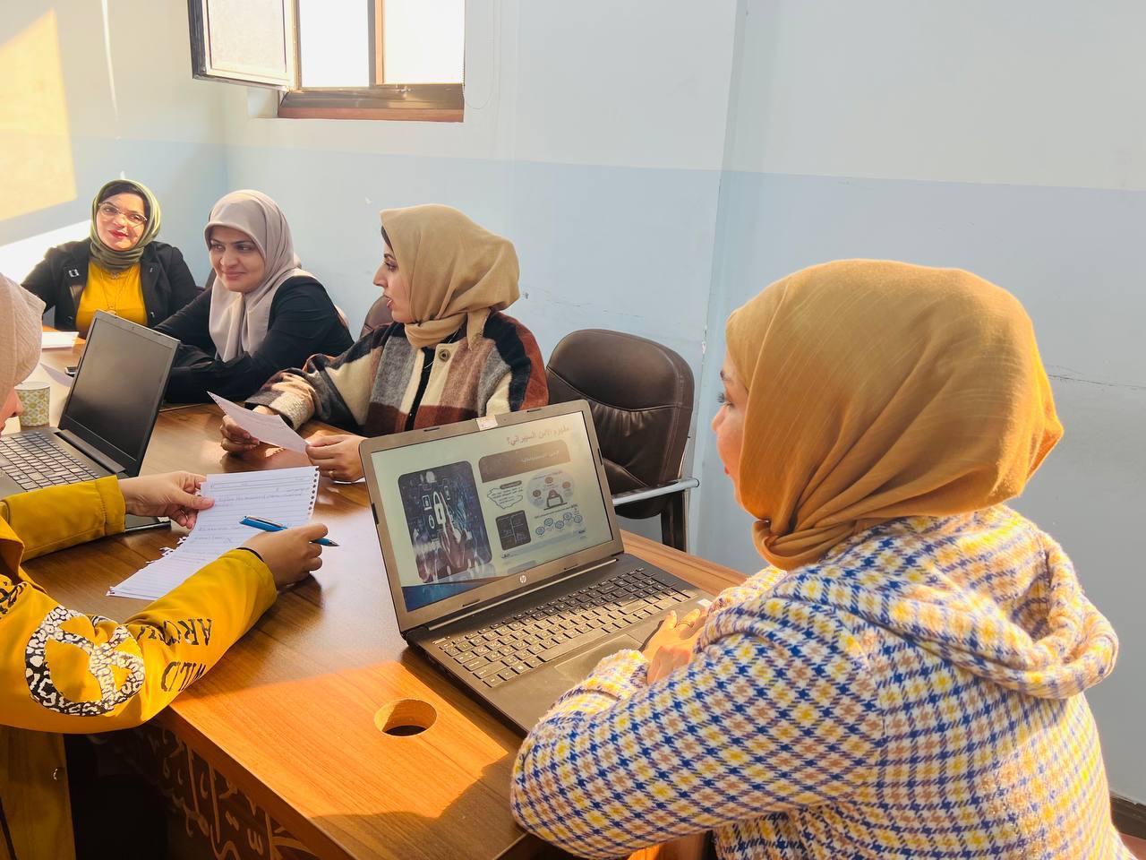 حلقة نقاشية اهمية (الامن السيبراني) م.م بان كاظم العماري