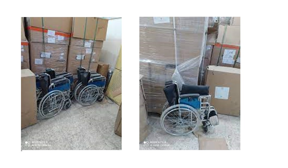 قسم تقنيات المختبرات الطبية في كلية المستقبل الجامعة يقيم حملة تبرع بكراسي لذوي الاحتياجات الخاصة الى مستشفى الامام الصادق(ع) التعليمي