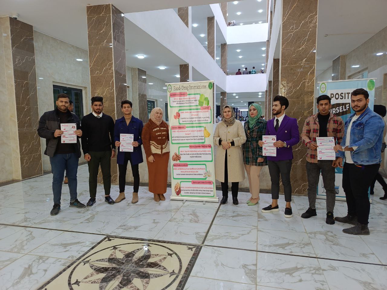 قسم طب الأسنان ينضم حملة توعوية عن اهمية وخطورة التفاعلات الدوائية