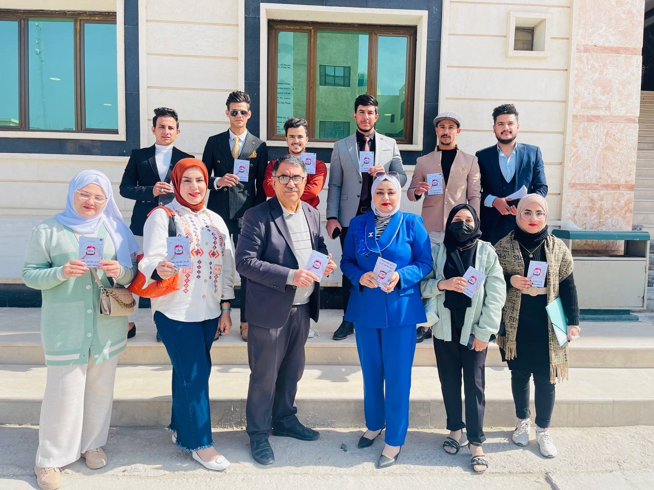 قسم تقنيات المختبرات الطبية يقيم حملة توعوية حول الحث على اجراء تطوعي للتبرع بالدم