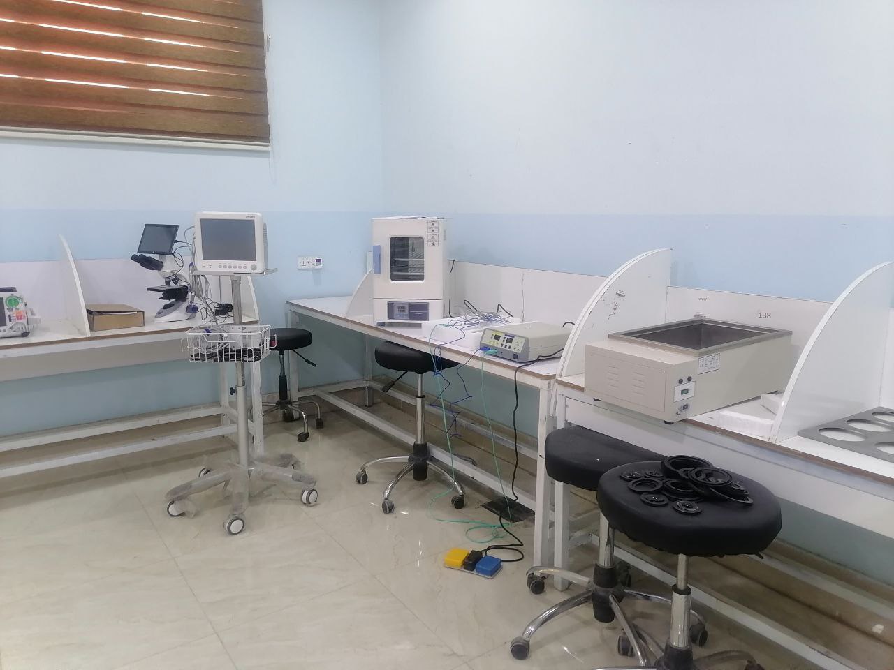 تهيئة مختبرات قسم الاجهزة الطبية