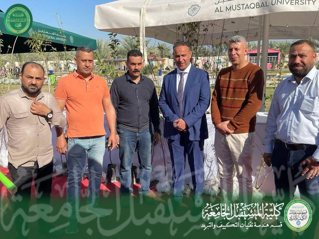 مشاركة قسم هندسة تقنيات التكييف والتبريد في حملة " لنجعلها خضراء"