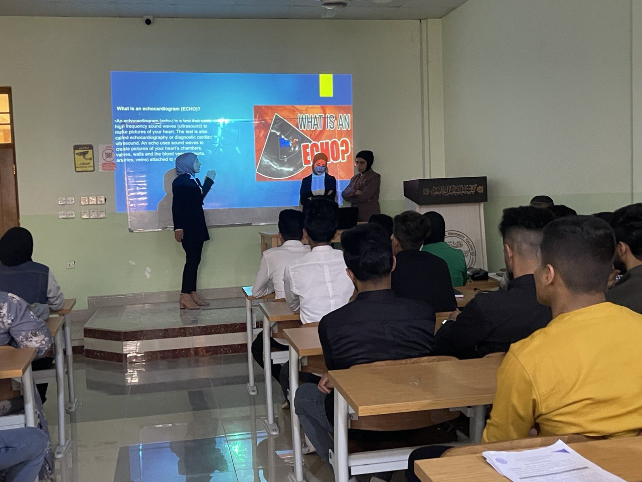  سمنر علميا بعنوان echocardiogram (ECHO)