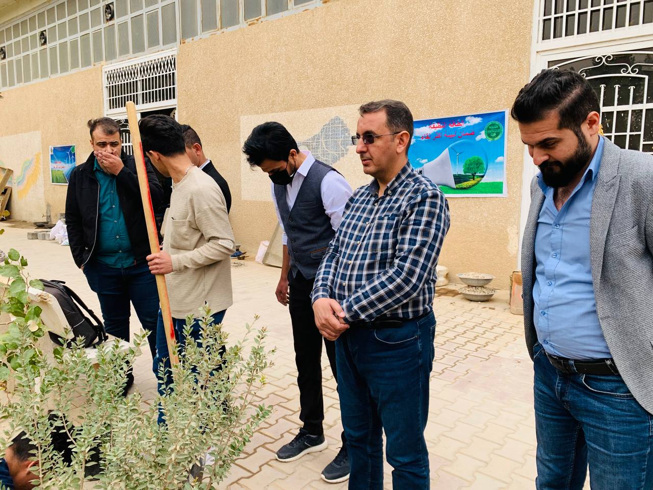 "قسم هندسة تقنيات الحاسبات ينفذون نشاط تطوعي داخل رحاب كلية المستقبل الجامعة