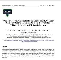 "نشر بحث علمي لمقــرر قسم هندسة تقنيات الحاسوب  الدكتور ((مياس محمد مهدي )) بعنوان   (  On A Novel security algorithm's of the encryption  