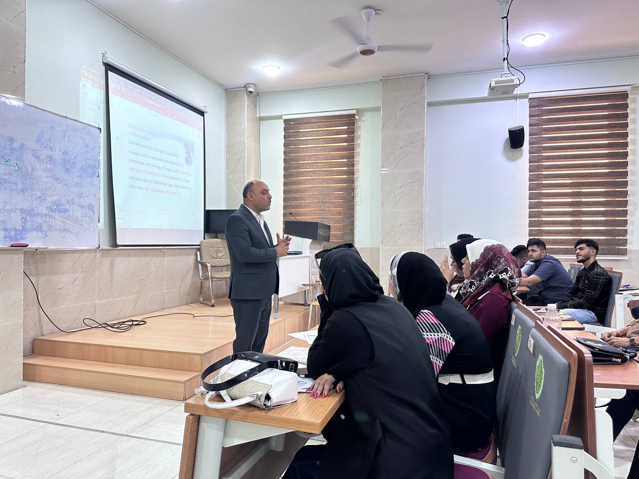 ورشة توعوية حول  (الردود  البدائية للاطفال حديثي الولادة مؤشرا مهما لتقييم حالتهم الصحية)