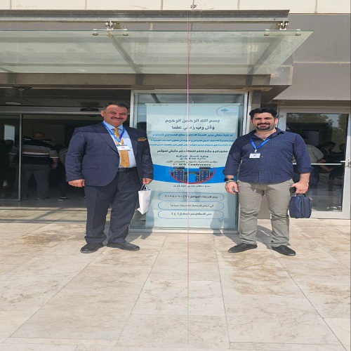 Participation of Dr. Ahmed Turki and Dr. Hussein Safaa in the first International Classification of Diseases Conference held in the conference hall of Imam Al-Sadiq Hospital (peace be upon him)