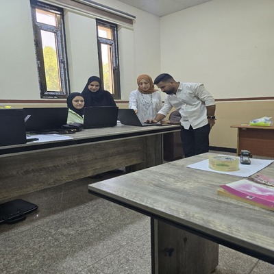 ورشة عمل حول كيفية استخدام الموقع الالكتروني