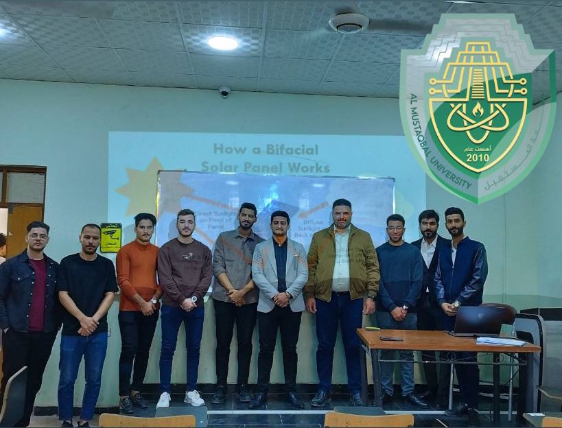 A seminar “On the basics of generating electrical energy using photovoltaic cells” presented by a lecturer in the Department of Biomedical Engineering, M.M. Maher Rahman Abdel Amir.