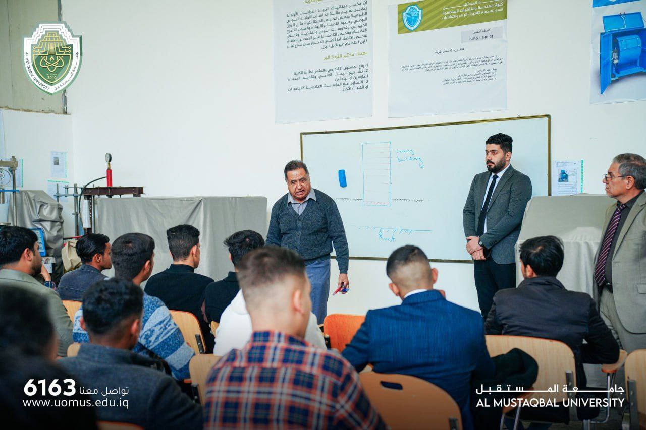 سفرة علمية لطلبة إعدادية أبي غرق الصناعية بصحبة الكادر التدريسي في جامعة المستقبل 