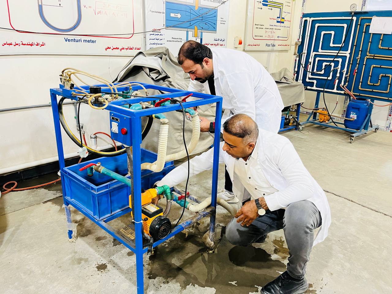 صيانة لجهاز مختبري