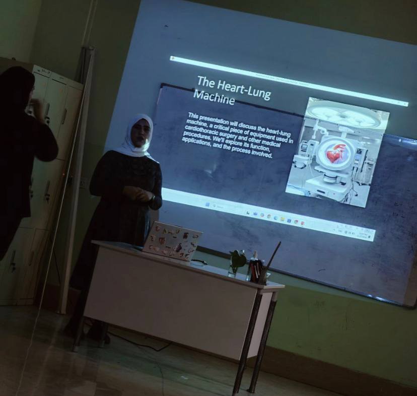 ورشة عمل للتدريسية م.م. زينب ستار جبار عن القضايا السريرية المتعلقة بالهندسة الطبية الحيوية