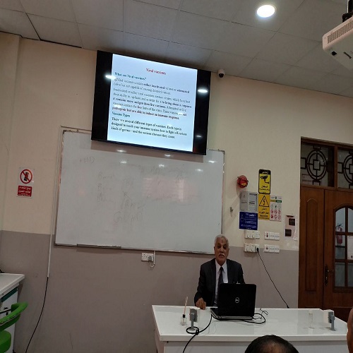 Scientific seminar entitled Vaccine, Vaccinia, Vaccinology