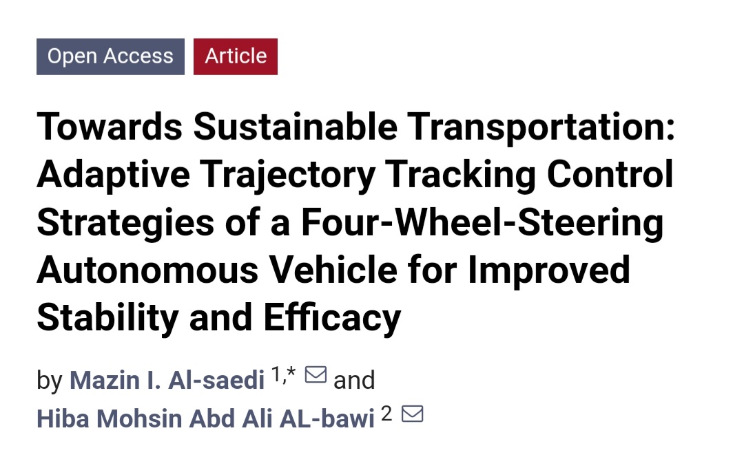 تدريسية تنشر بحثا في مجلة عالمية  