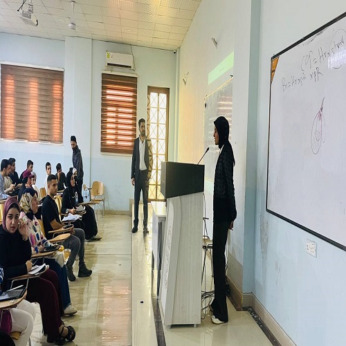 A lecture given by students under the supervision of Dr. Hussein Safaa entitled "Stomach Ulcers"