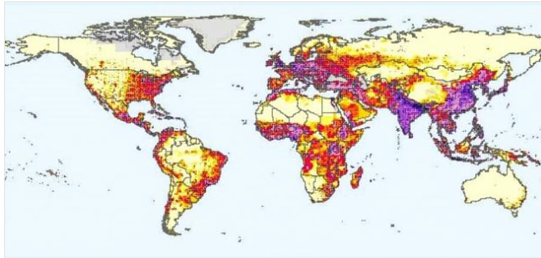 مقالة علمية ل(م.م سجى جواد عبيد ) بعنوان ""الكثافة السكانية""