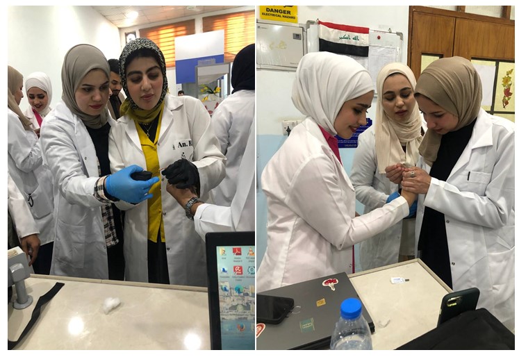 قسم تقنيات المختبرات الطبية في كلية التقنيات الصحية والطبية بجامعة المستقبل يقيم ورشة تعليمية بعنوان (فقر الدم) 