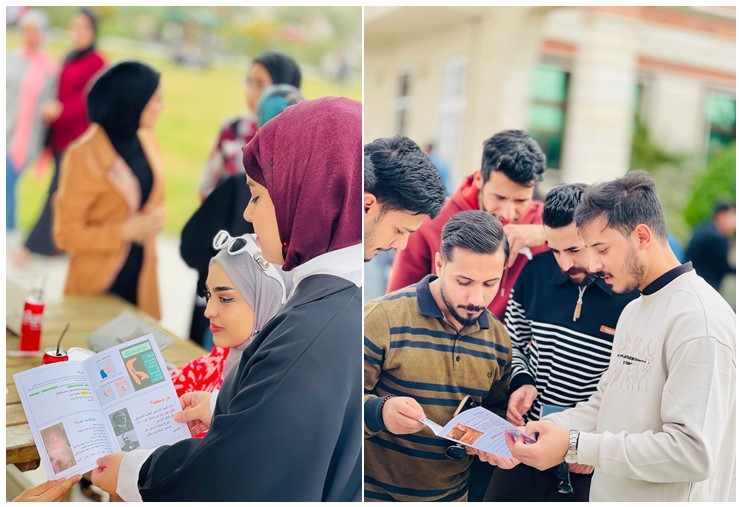 قسم تقنيات المختبرات الطبية في جامعة المستقبل ينظم حملة توعوية (ضد متلازمة إهلز- دانلوس و ESD شديد الحركة )