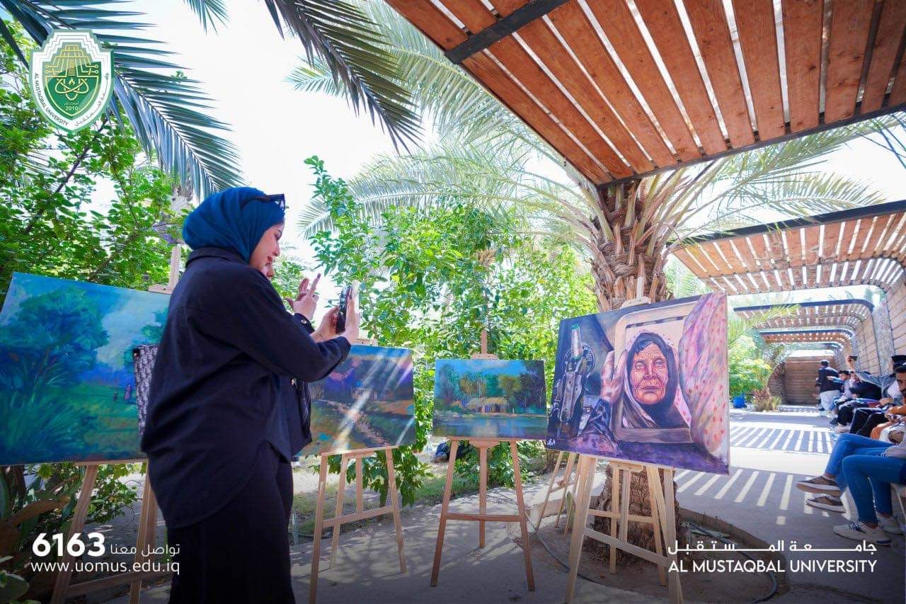 مشاركة متميزة للتدريسي م.م أحمد حميد لفتة في احتفالية يوم المرأة الريفية العالمي بجامعة المستقبل