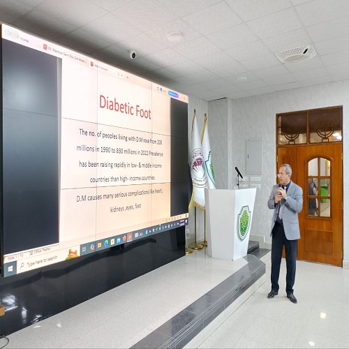 Scientific seminar entitled Diabetic Foot