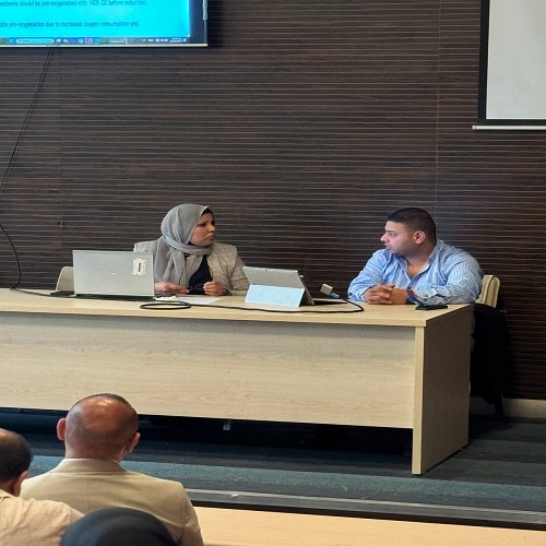 Training course at Imam Al-Sadiq Hospital