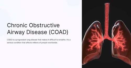 Scientific article by Dr. Ali Hussein Hamza Al-Nasrawi Otorhinolaryngologist and laser specialist  entitled (Chronic obstructive airway diseases (COAD)) 