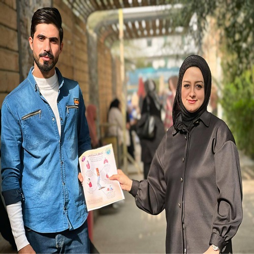 Distributing a brochure about the dangers of smoking and its side effects