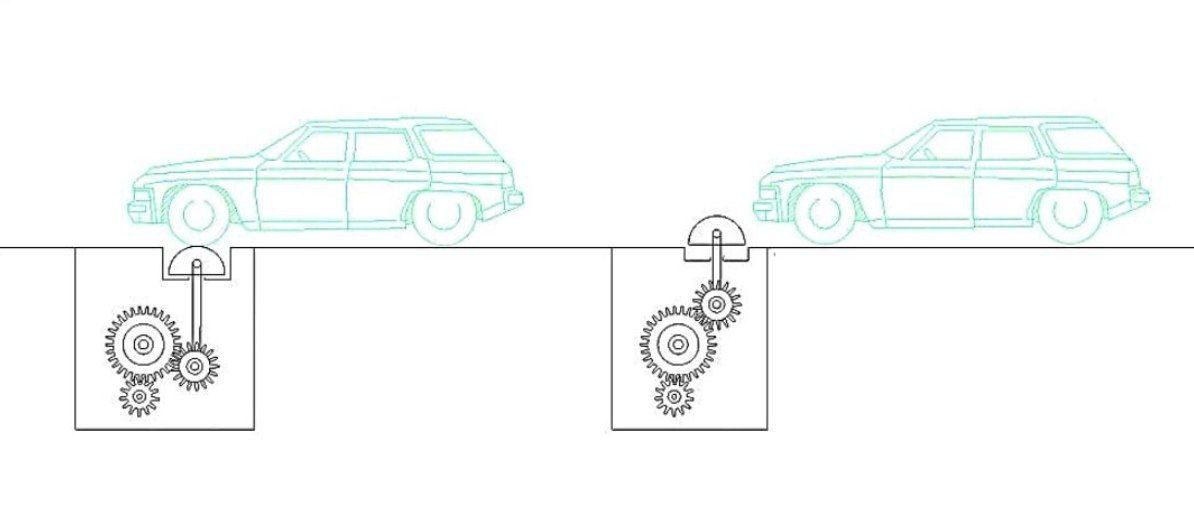 توليد الطاقة الكهربائية عن طريق المطبات الصناعية 