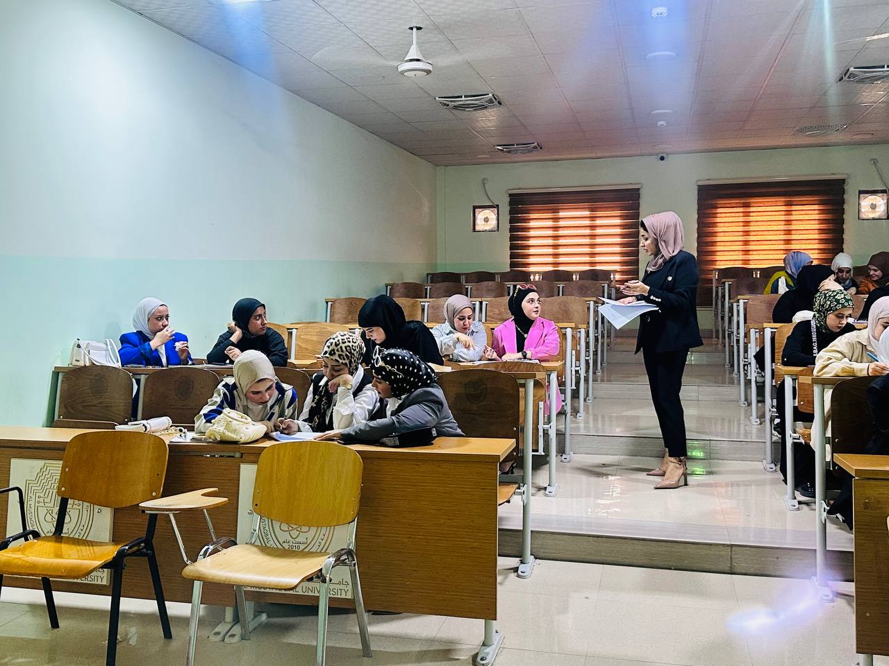 ورشة حول اهمية تمكين المرأة يقيمها قسم تقنيات الاشعة في جامعة المستقبل