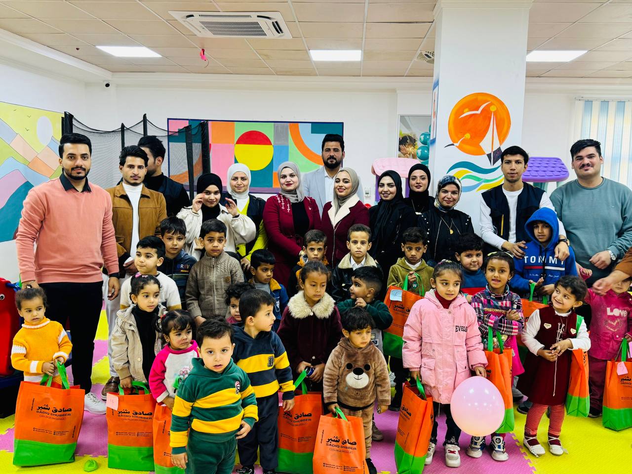 قسم تقنيات المختبرات الطبية في كلية التقنيات الصحية والطبية حملة تبرع طوعية الى احد مؤسسات الايتام/مؤسسة العين