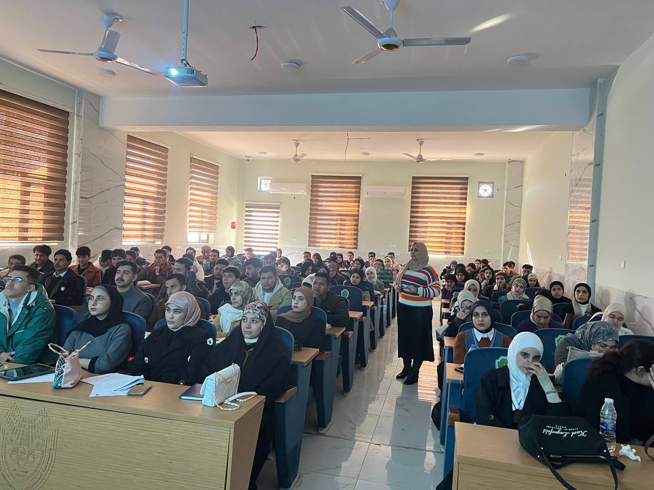 “An orientation seminar titled ‘Etiquette for University Students in Dealing with Peers and Faculty’”