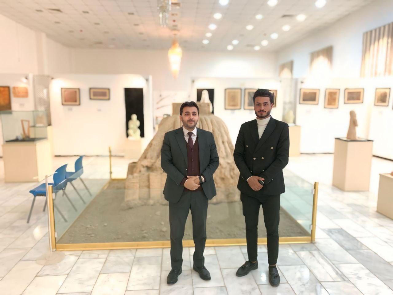 زيارة طلبة الاجهزة الطبية الى جامعة القادسية قسم الاثار 